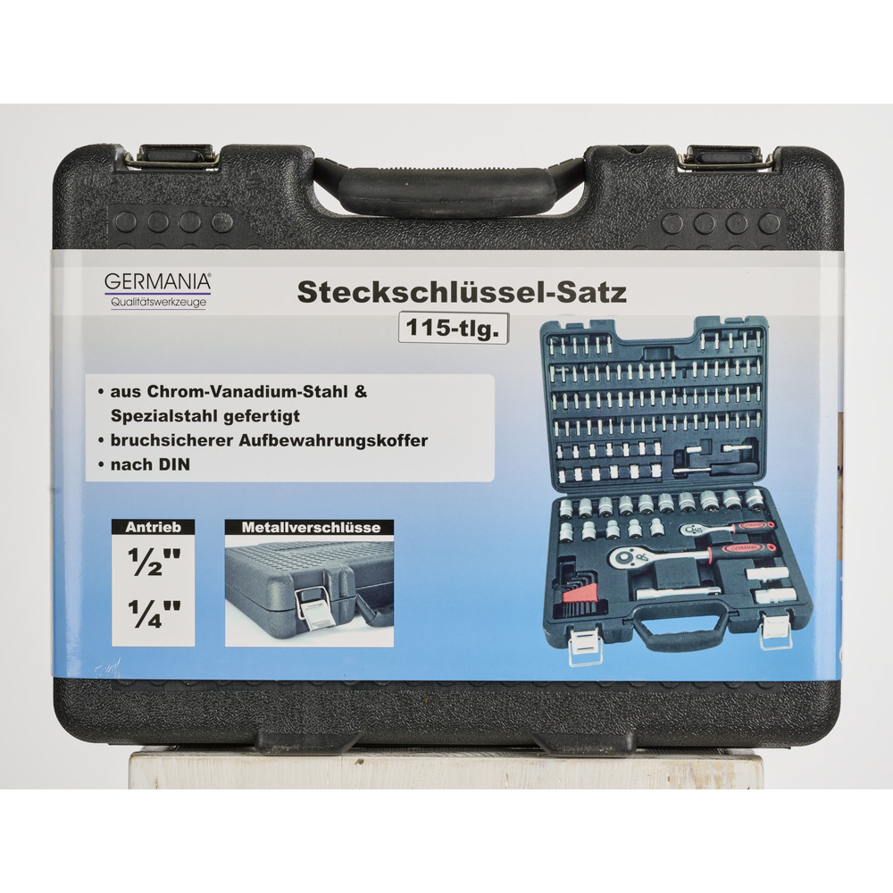 Ratschenkasten Satz 115-teilig aus Stahl image number 5