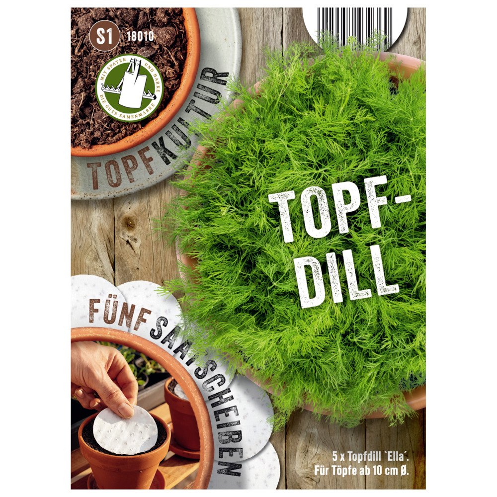 Saatscheiben Topfdill Ella 5 Scheiben
