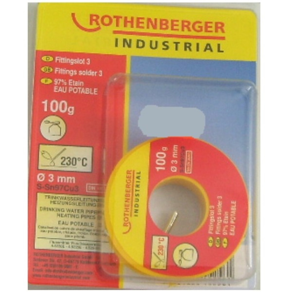 Rothenberger Fittingslot 3 100 g &Oslash; 3 mm