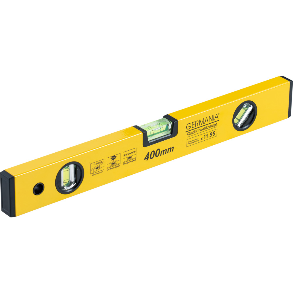 GERMANIA&reg; Wasserwaage gelb 40 cm Aluminium