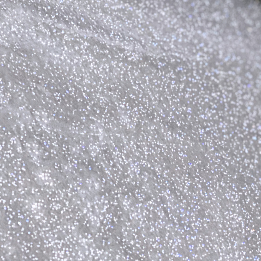 Klarsicht Tischdecke X-Mas-Motiv "Glitter silber"