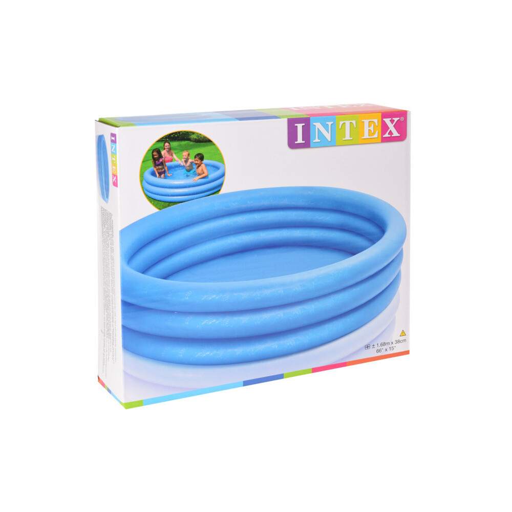 INTEX&reg; Pool 3-Ring "Crystal Blue" &Oslash; 168 x 38 cm