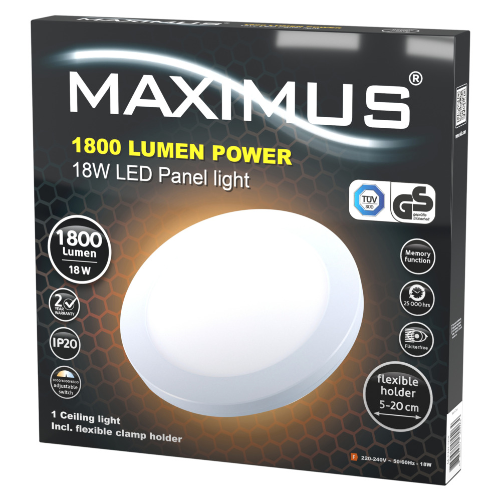 LED Deckenleuchte 18 W, 1800 Lumen image number 1