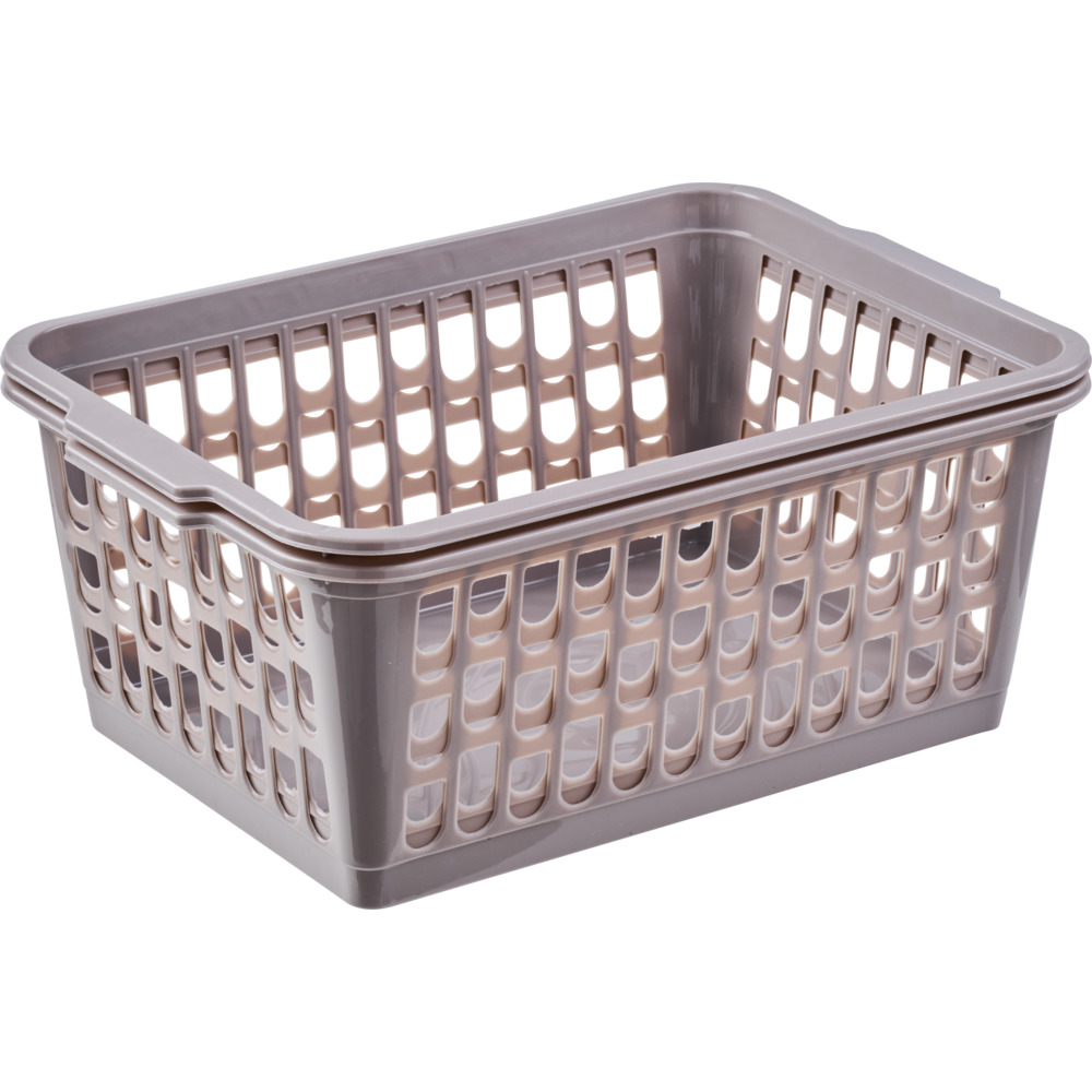 K&ouml;rbchen 2er-Set gro&szlig; 36,5 x 25,5 x 15,5 cm, sortiert image number 2