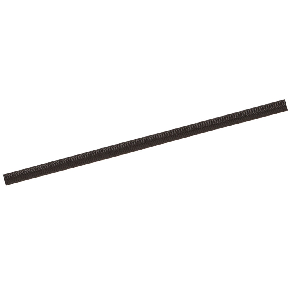 Gummiseil schwarz &Oslash; 4 mm mit Polyester umflochten, Meterware