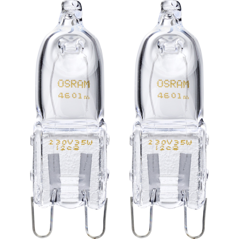 Osram Halogen-Stiftsockellampe G9, 2 St&uuml;ck 33 W, dimmbar