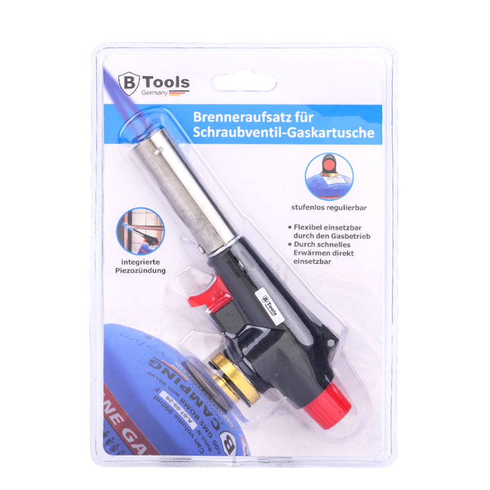 L&ouml;tbrenner-Aufsatz f&uuml;r Schraubventil-Gaskartuschen image number 1
