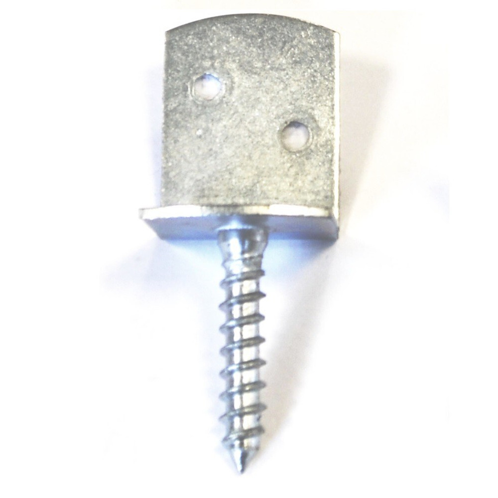 Flechtzaunbeschlag 35 x 30 x 40 mm L-Form aus verzinktem Metall