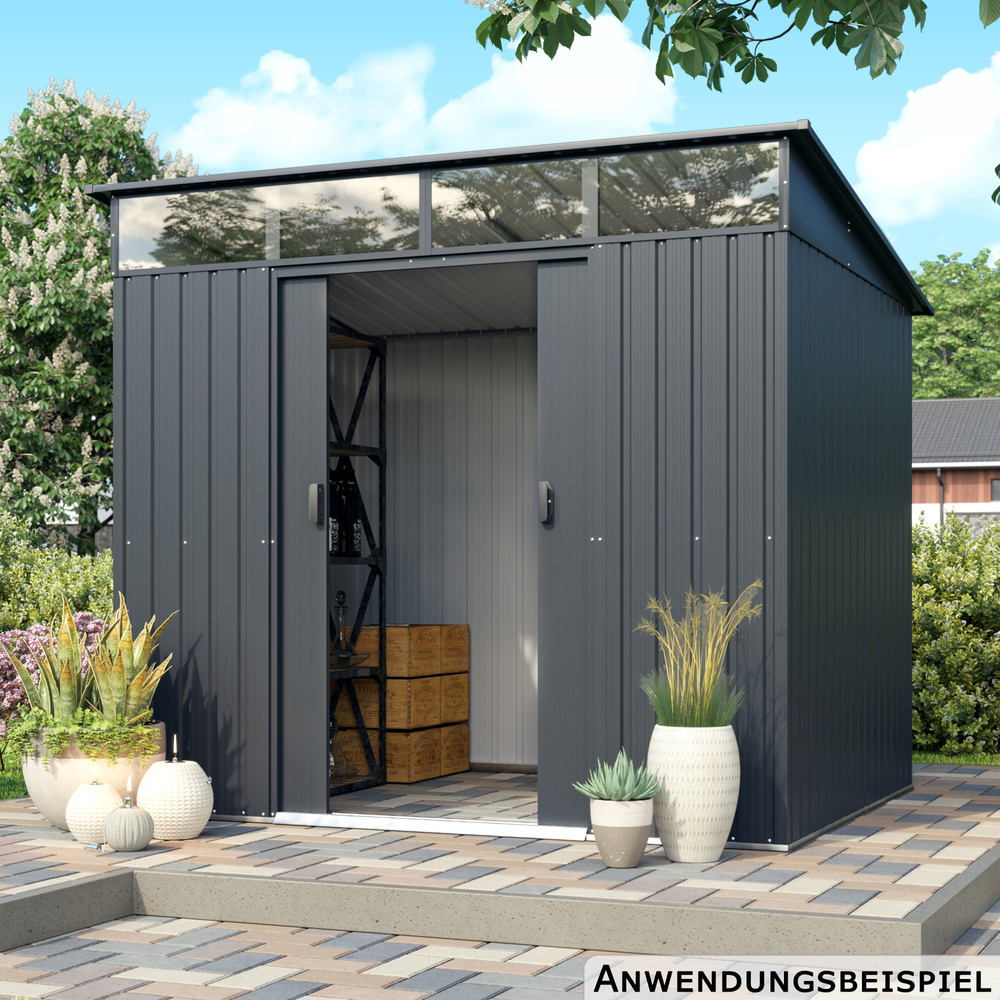 PERGART&reg; Ger&auml;tehaus L&uuml;beck 224 x 181 x 203 cm anthrazit matt image number 3