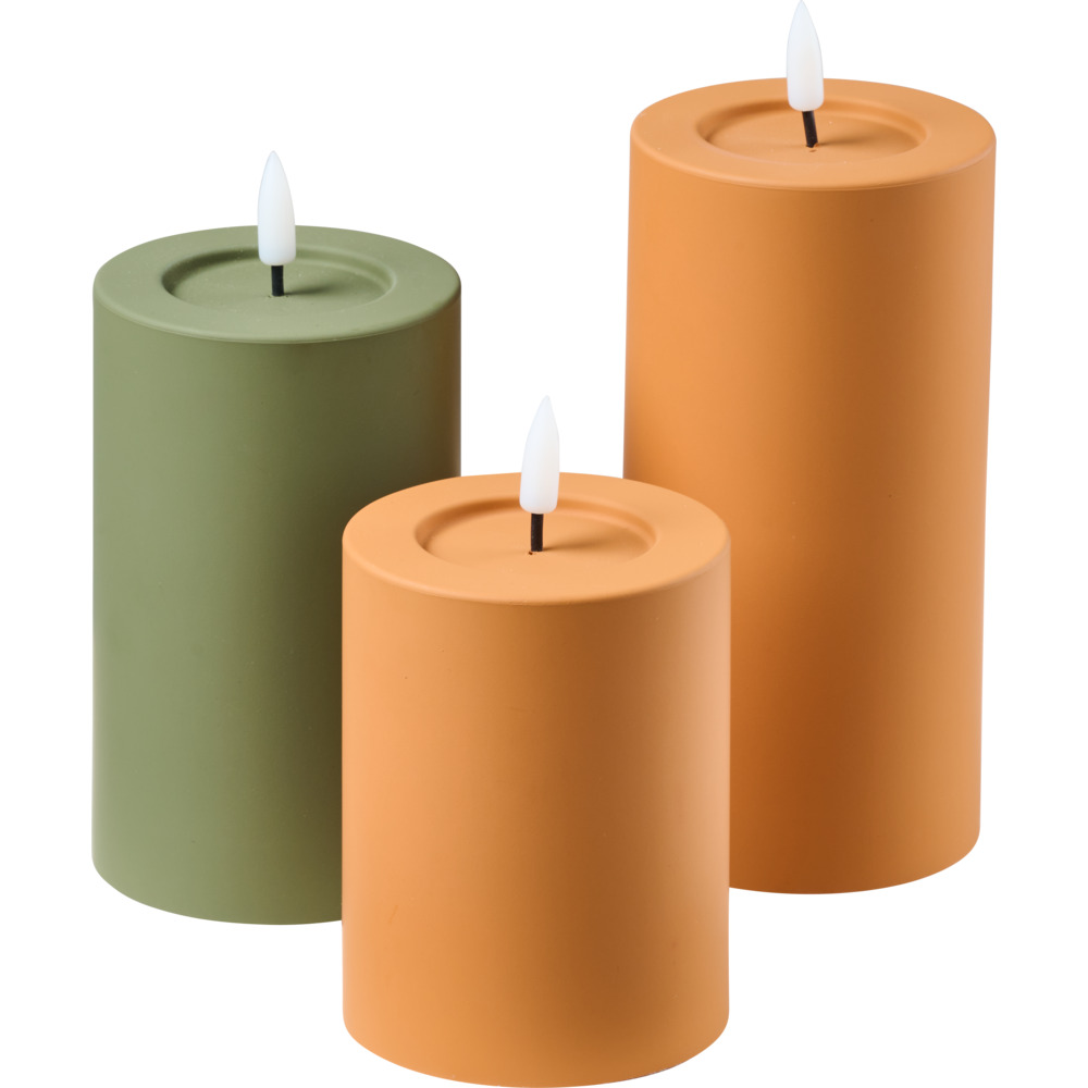 LED-Kerzen 3er-Set - 2-fach sortiert image number 8