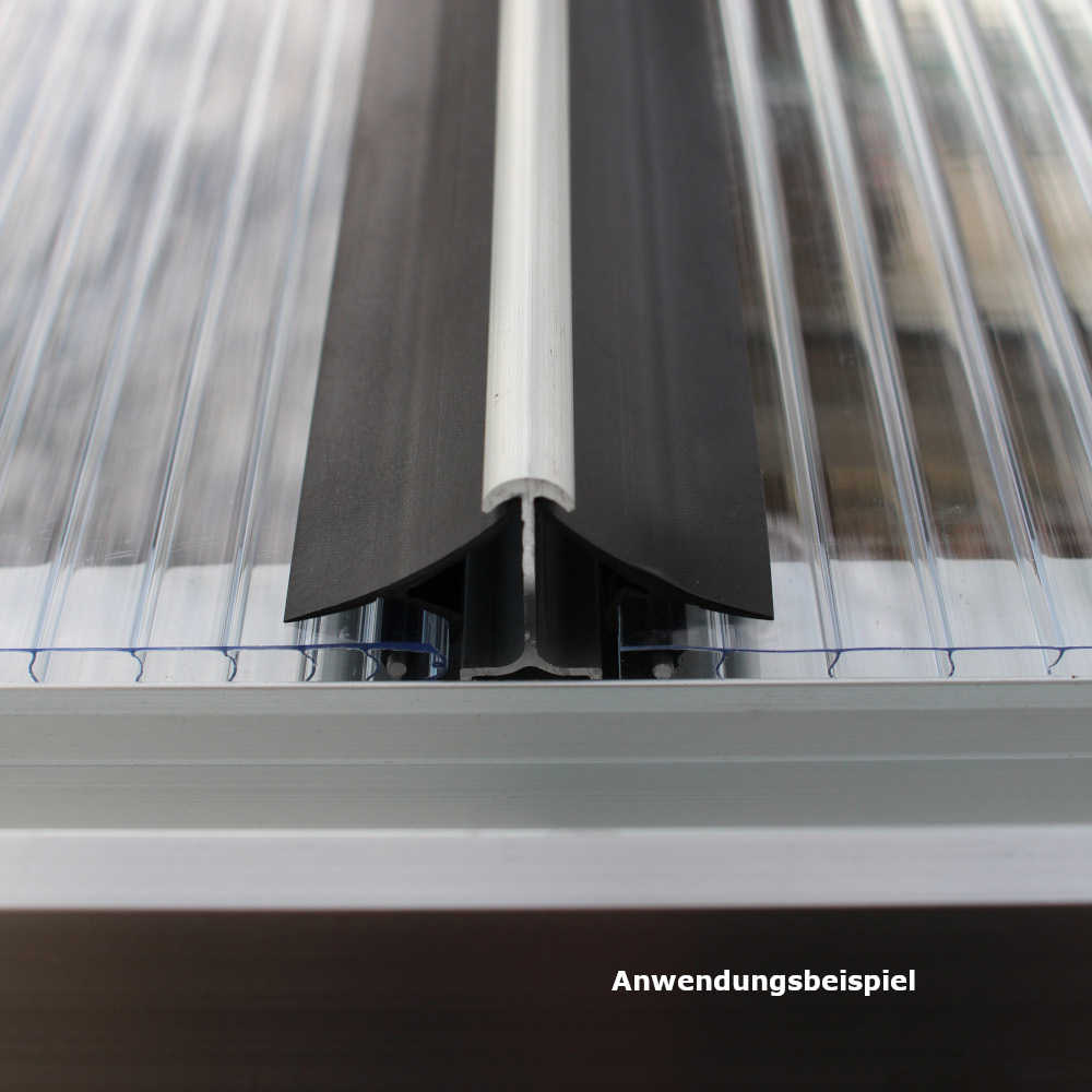 Vitavia Windsicherung 200 x 15 cm f&uuml;r Hohlkammerplatten 4 mm image number 1