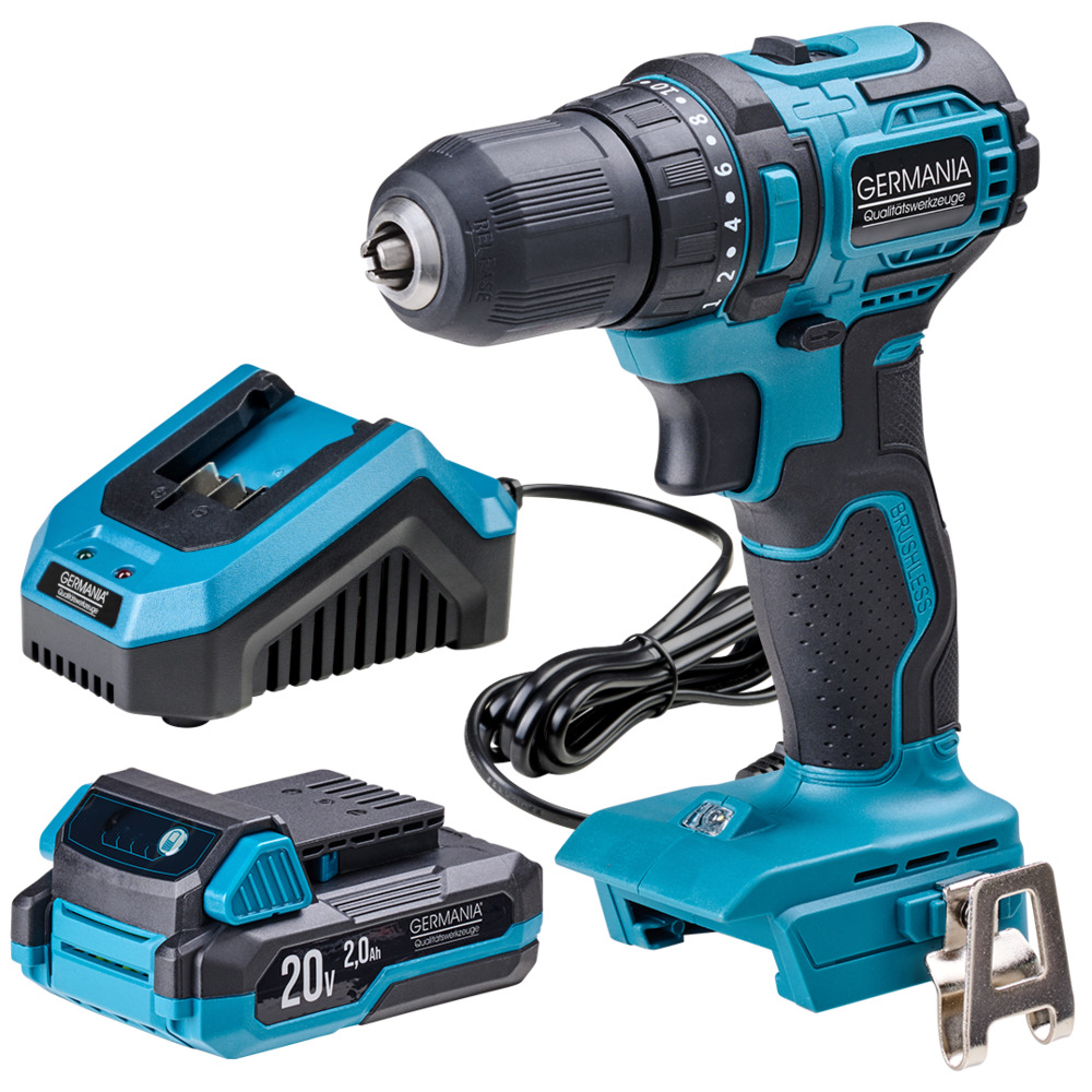 Akkuschrauber-Set brushless GERMANIA&reg; Plattform 2.0 20V