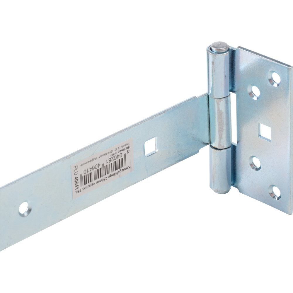 Kreuzgeh&auml;nge Ladenband 500mm Stahl verzinkt Scharnier T&uuml;rband Torband Torb&auml;nder image number 1