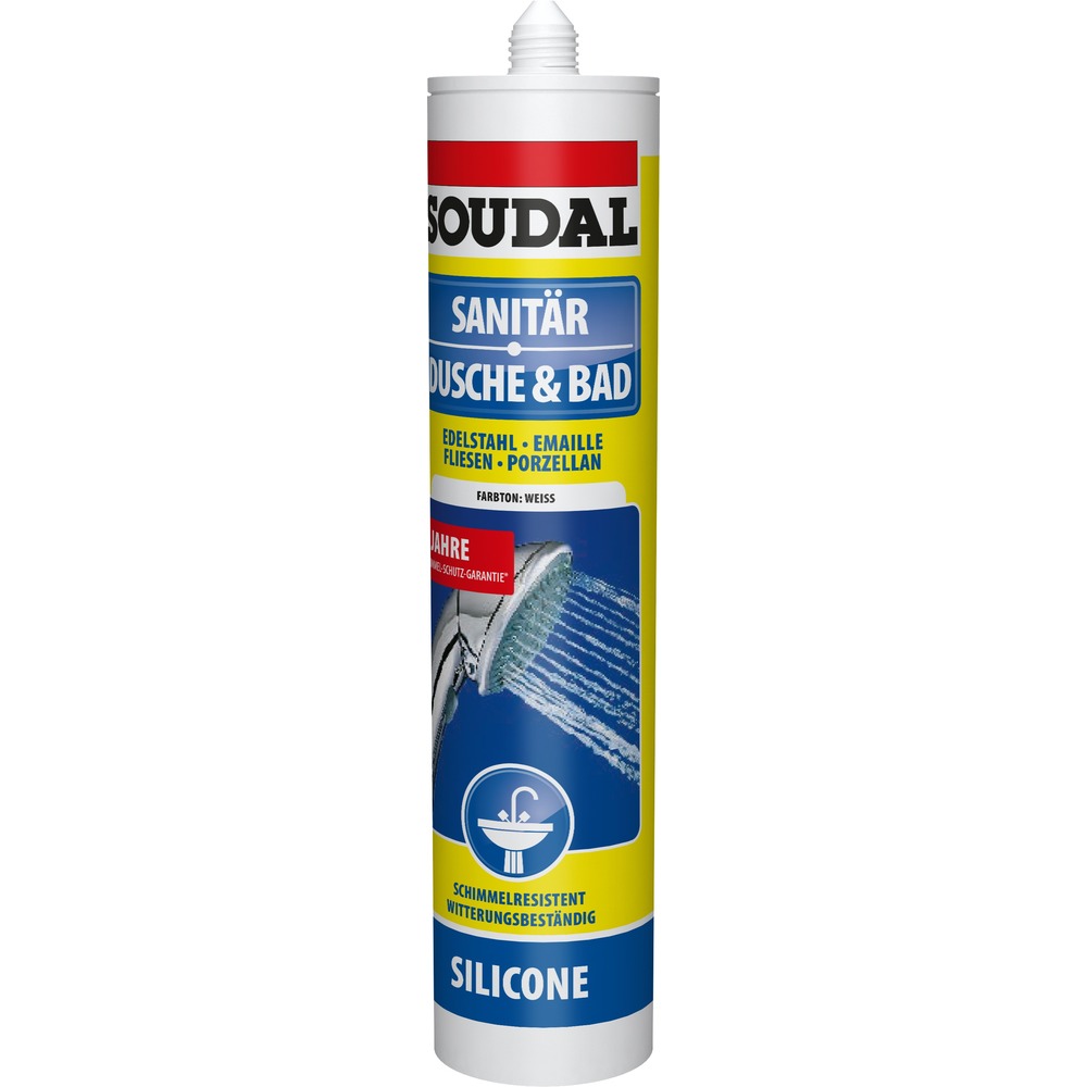Soudal Dusche & Bad Silikon weiss