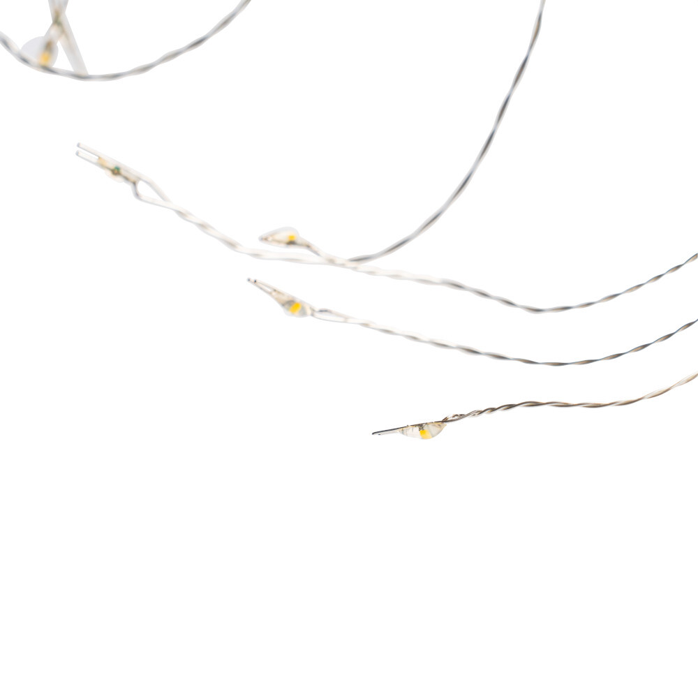 Silberdraht-Schweiflichterkette mit 200 LEDs image number 1