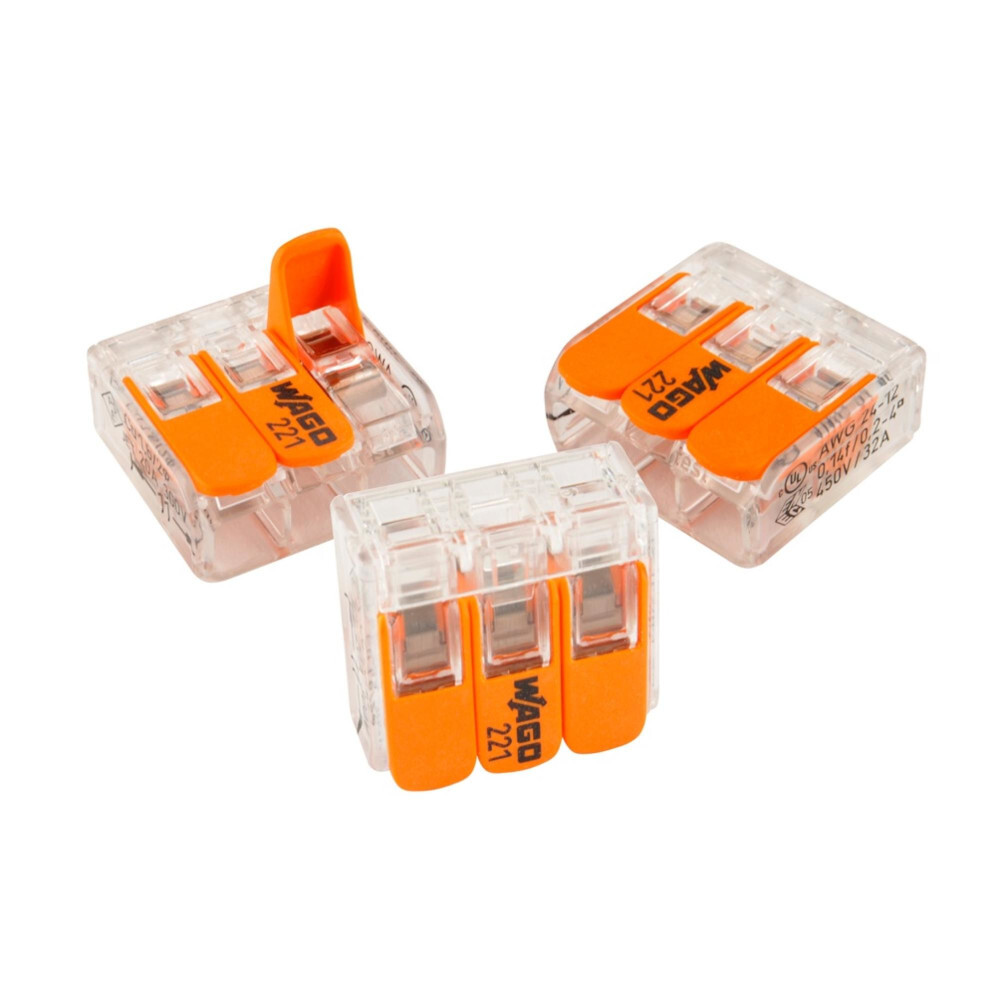 Wago Compact Verbinder-Klemme 3polig