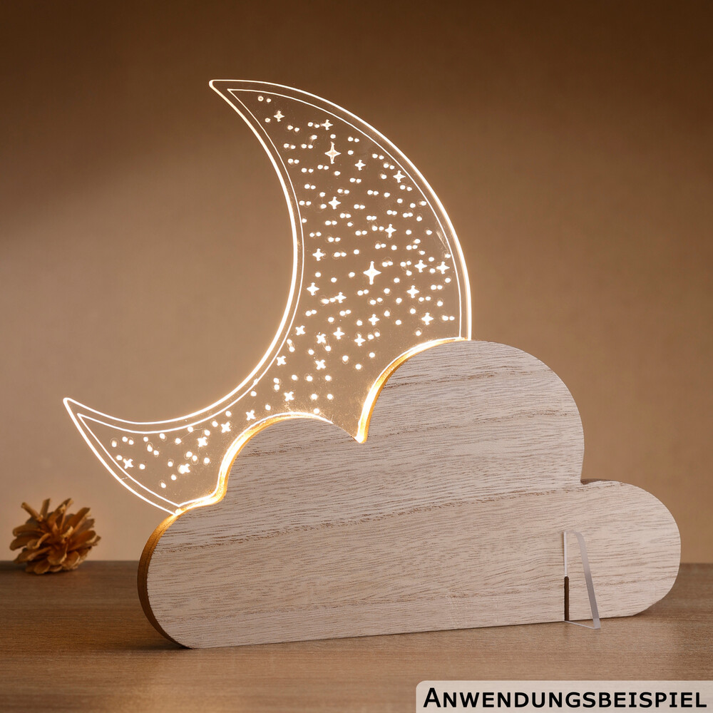 LED-Acryl-Hologramm-Leuchte - 4-fach sortiert image number 8