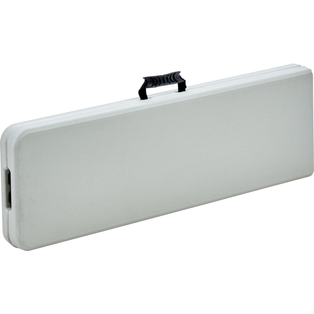 Klappsitzbank 180x28x43,5 cm aus HDPE in Wei&szlig; image number 2