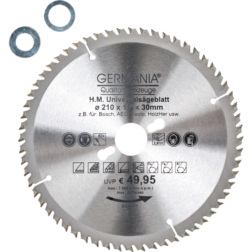 HM Multi S&auml;geblatt 210x30 mm 60 Z&auml;hne universal