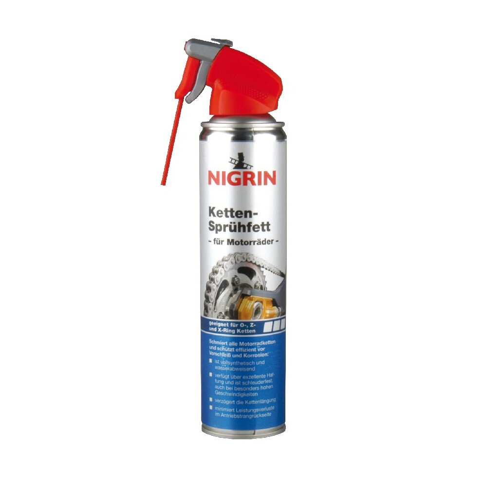 Nigrin Kettenspr&uuml;hfett Motorrad, 400 ml