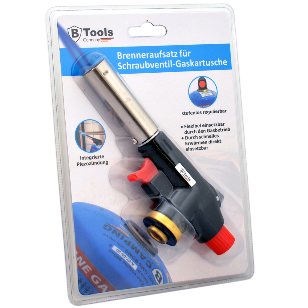 L&ouml;tbrenner-Aufsatz f&uuml;r Schraubventil-Gaskartuschen image number 2