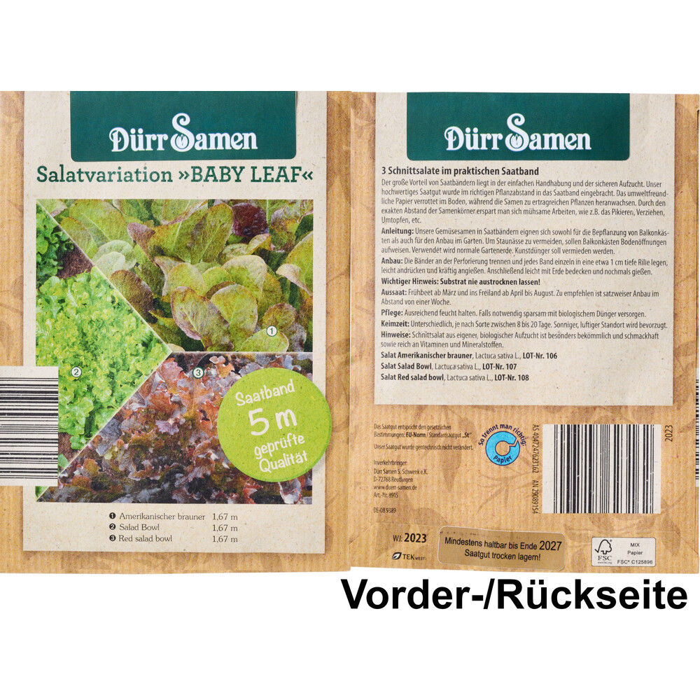 Saatband 3 St&uuml;ck / Saatscheiben 5 St&uuml;ck, sortiert image number 2