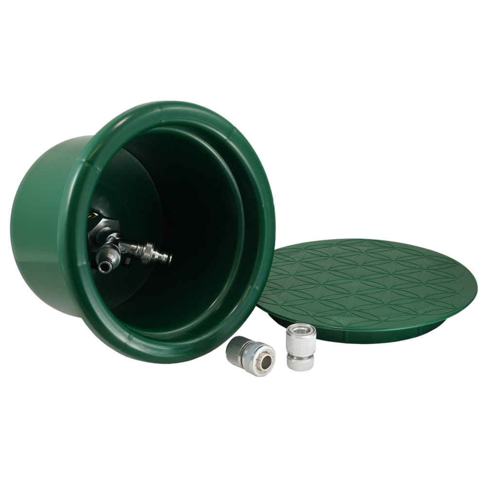 Wassersteckdose gr&uuml;n, Kunststoff, f&uuml;r KG Rohr DN 110 image number 2