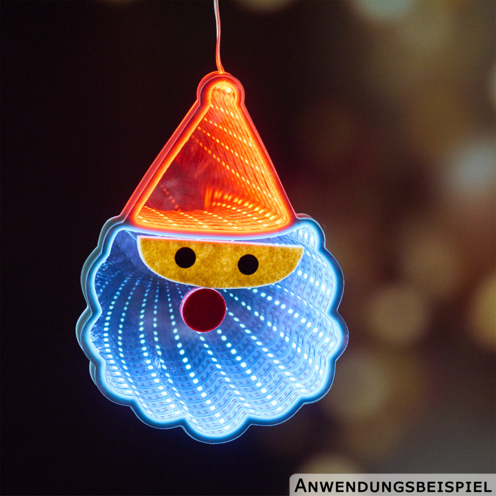 LED-3D-Spiegelleuchte Infinity Effekt 20 cm, Designauswahl image number 8