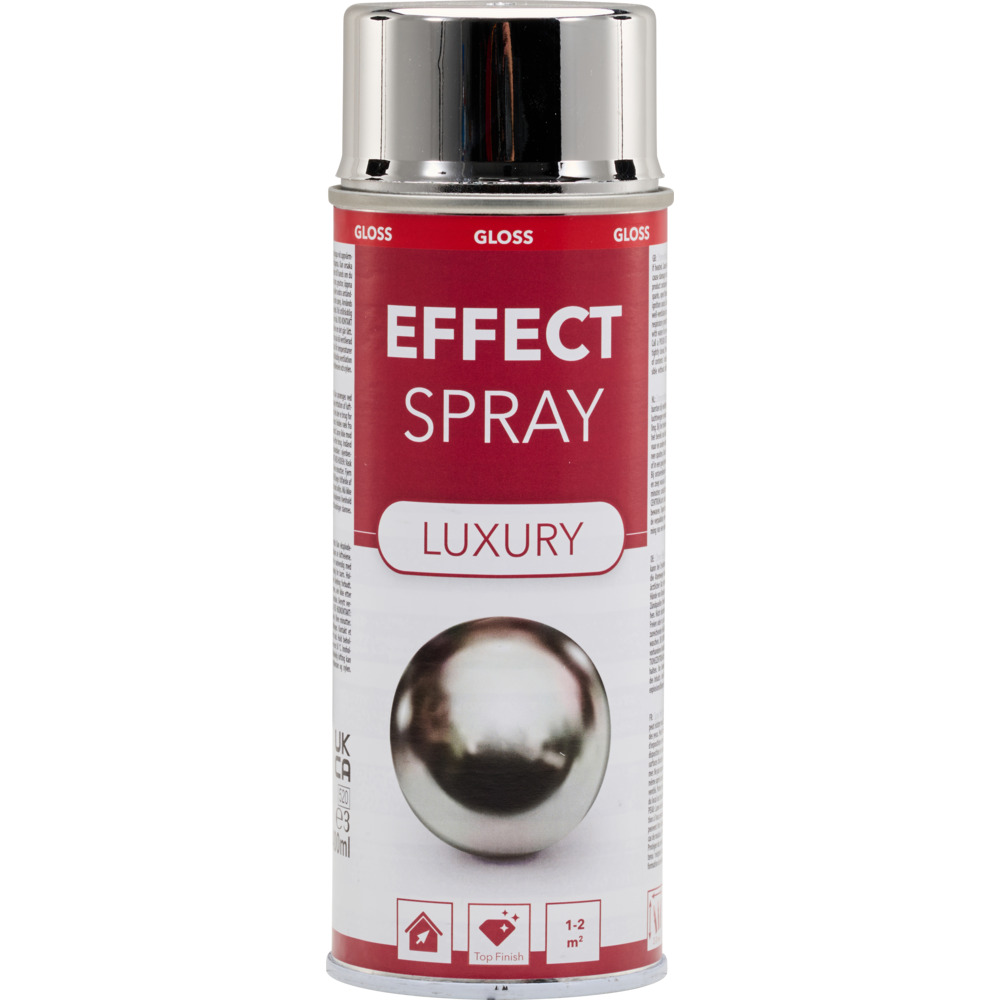 Chromlack 400ml chrom silber Lackspray Effektlack Chromspray Dekospray image number 1