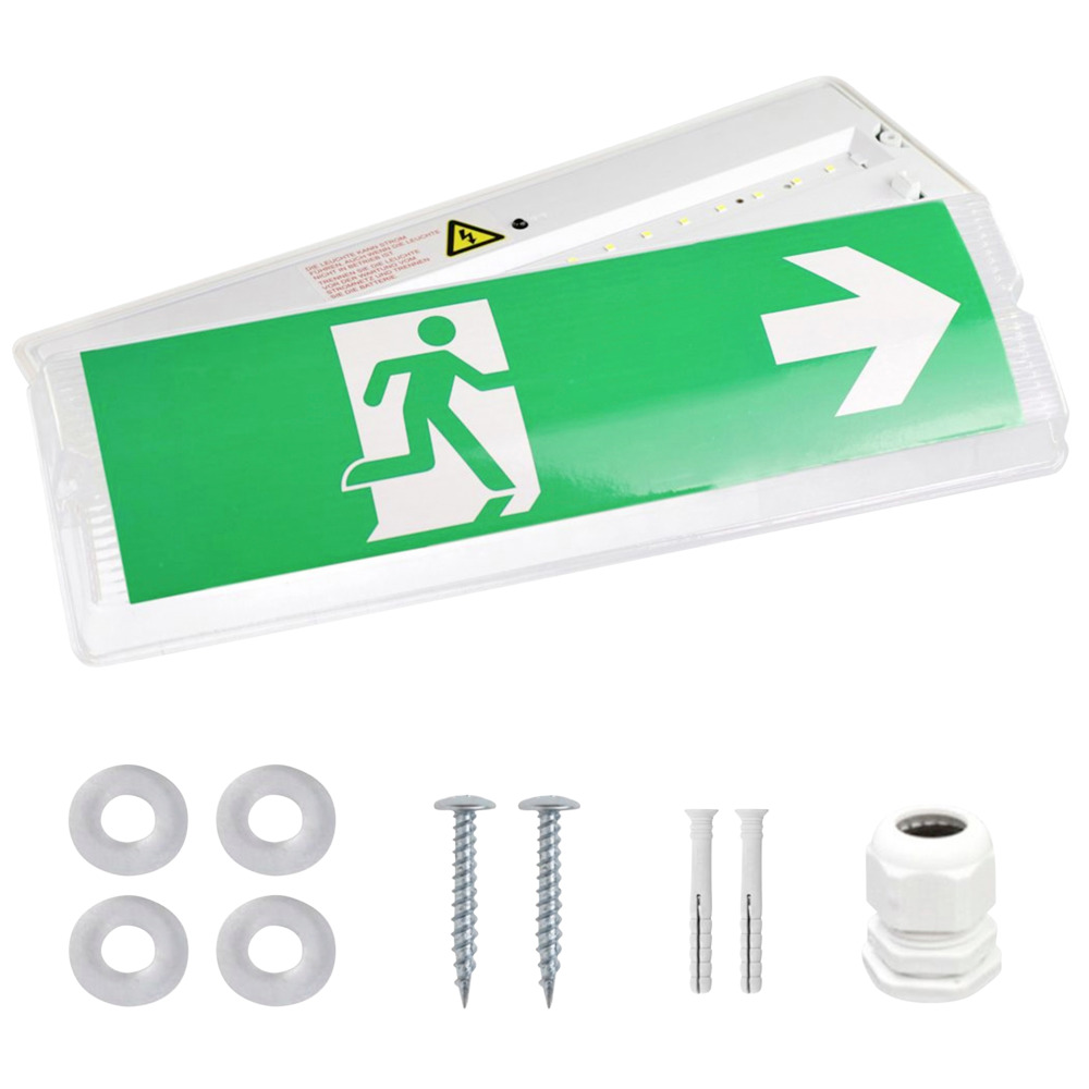 LED-Fluchtwegleuchte f&uuml;r die Wandmontage