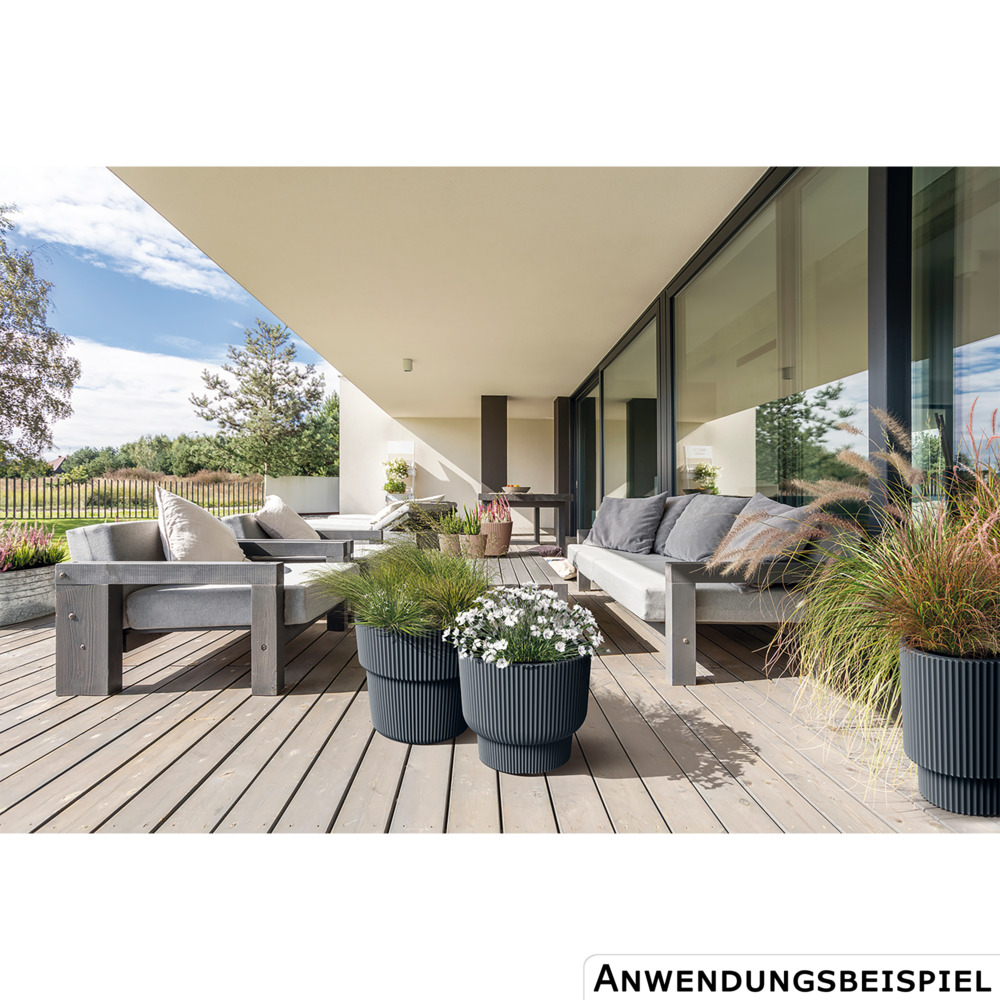 Prosperplast Pflanztopf Milly ca. &Oslash; 40 cm anthrazit image number 1