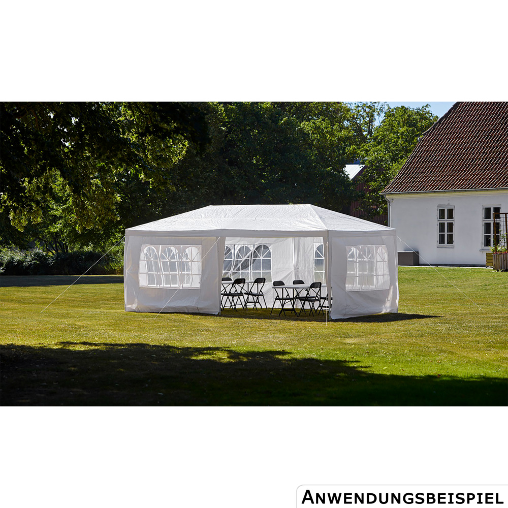 Pavillon 3 x 6 m wei&szlig; image number 3