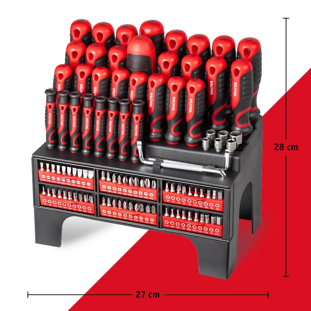 WALTER XXL-Schraubendreher- und Bitset 100-teilig image number 8