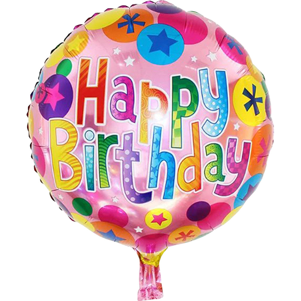 Folienballon Happy Birthday mit Aufblashalm image number 3