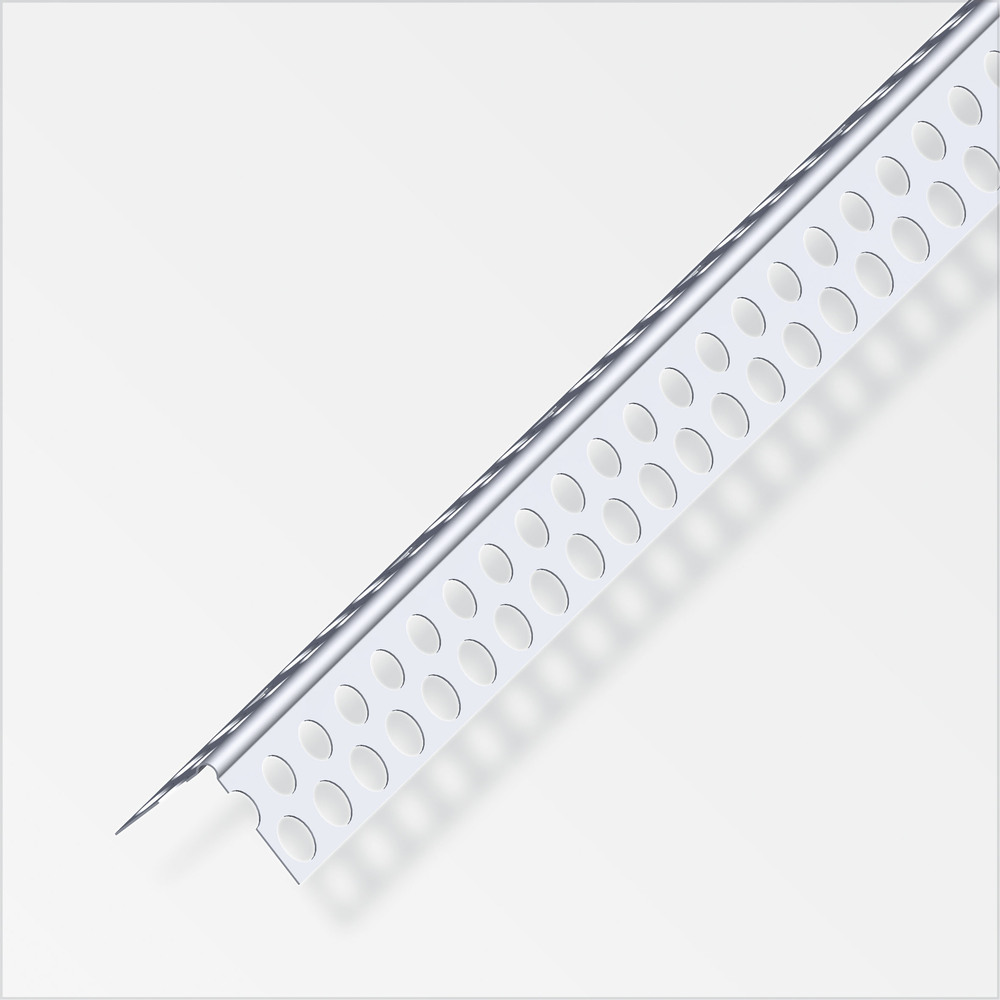 Alu-Kantenprofil GK-Pl. 25x1x4mm, 2,5m f&uuml;r Gipskartonplatten