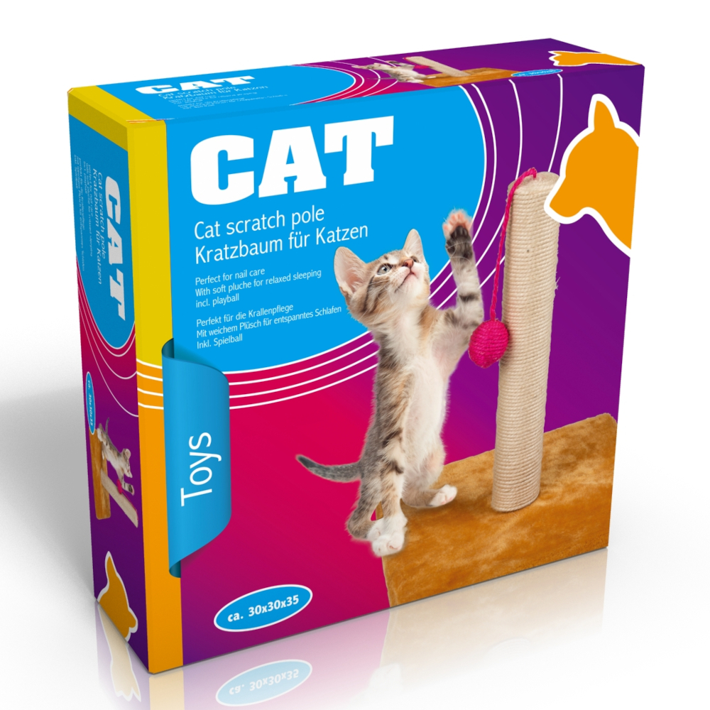 Kratzbaum f&uuml;r Katzen 30x30x35 cm image number 1