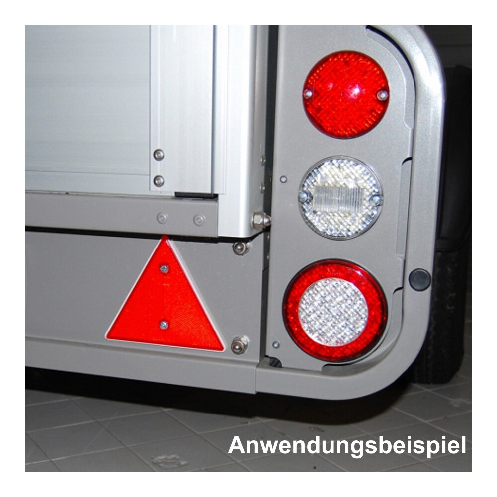 Dreieck-R&uuml;ckstrahler-Set 2 St&uuml;ck in Rot image number 2