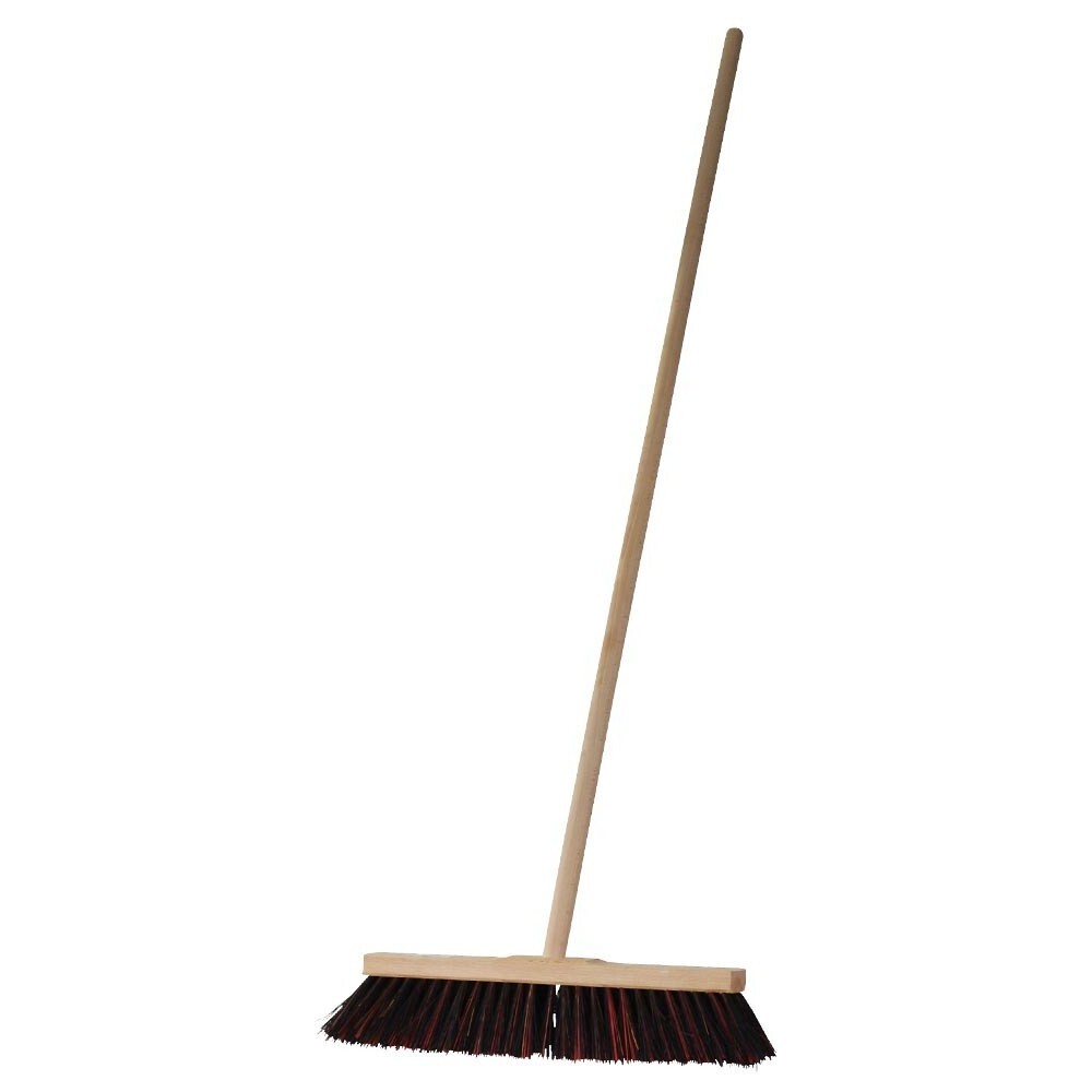 Saalbesen 40cm Arenga/Elaston mit Stiel