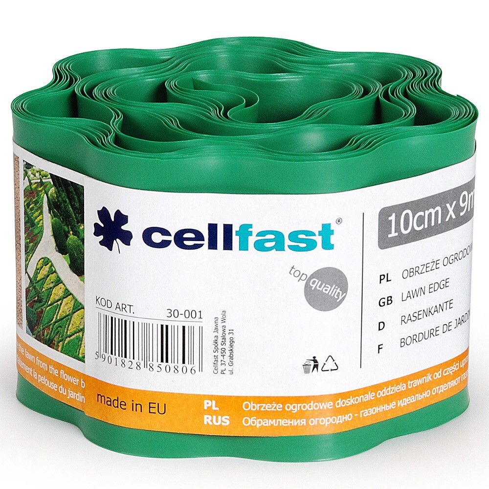 Rasenkante wellig in Gr&uuml;n 10 cm