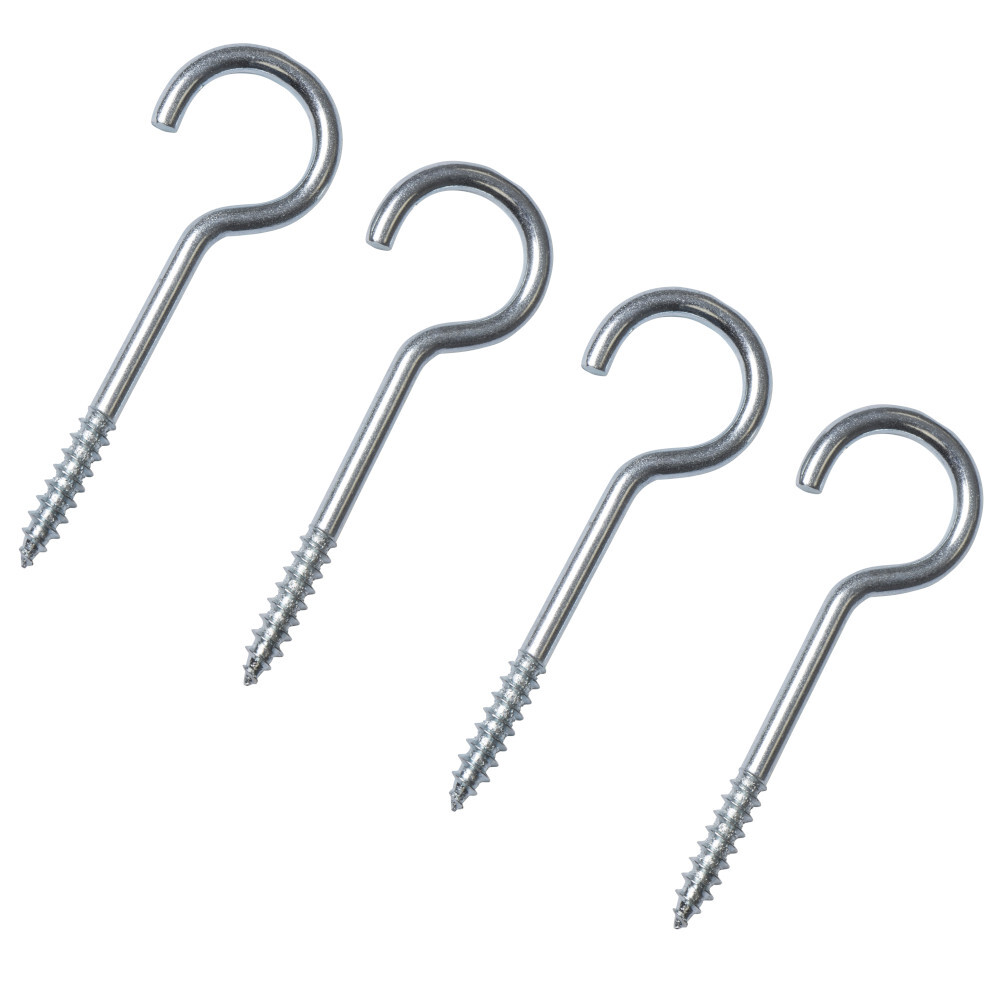 FISHBULL Deckenhaken verzinkt 3,8 x 70 mm, 4 St&uuml;ck