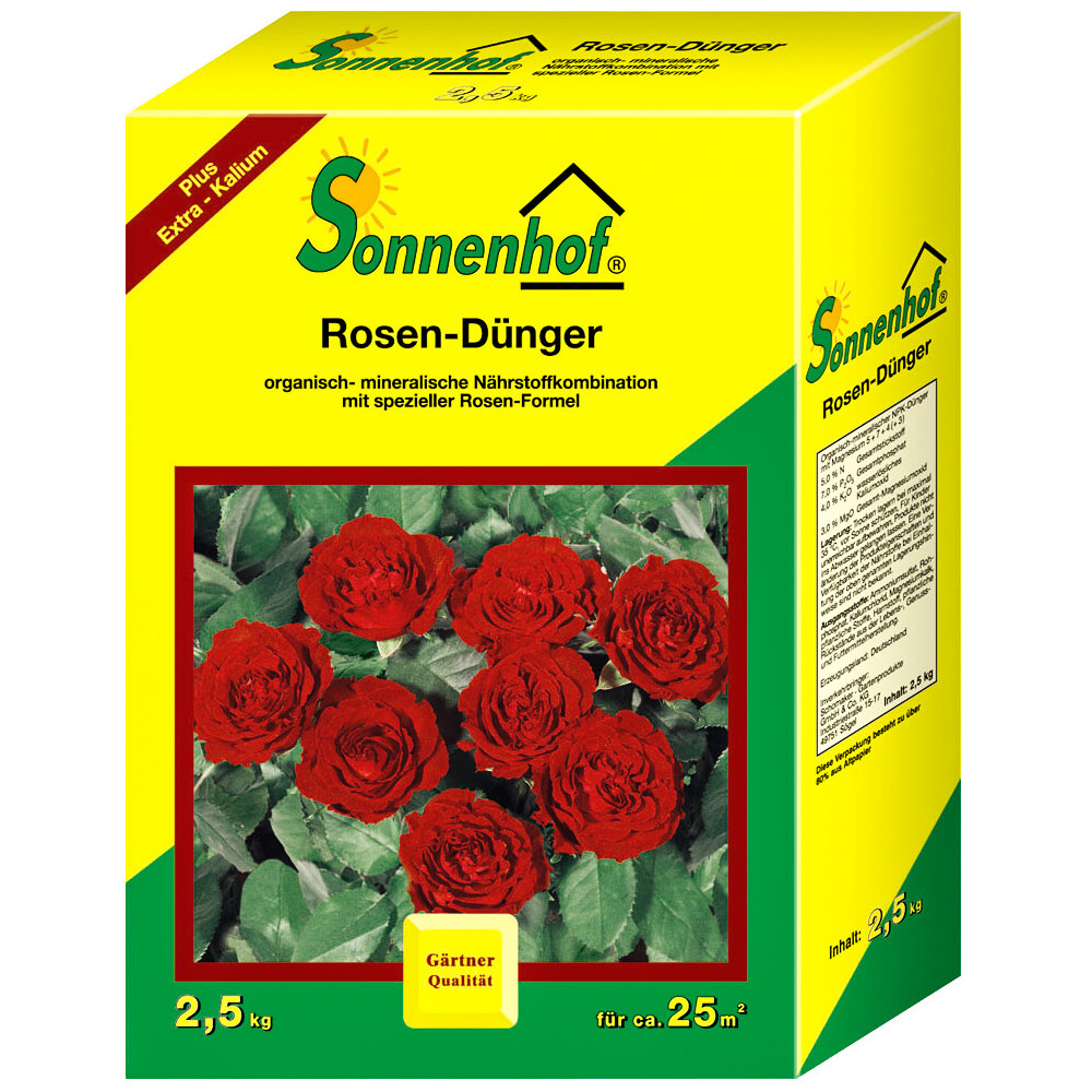 Rosend&uuml;nger 2,5 kg f&uuml;r ca. 25 m&sup2;