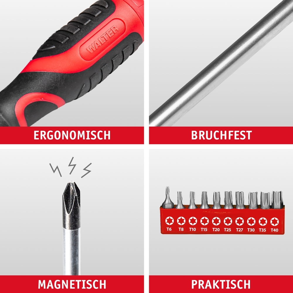 WALTER XXL-Schraubendreher- und Bitset 100-teilig image number 6