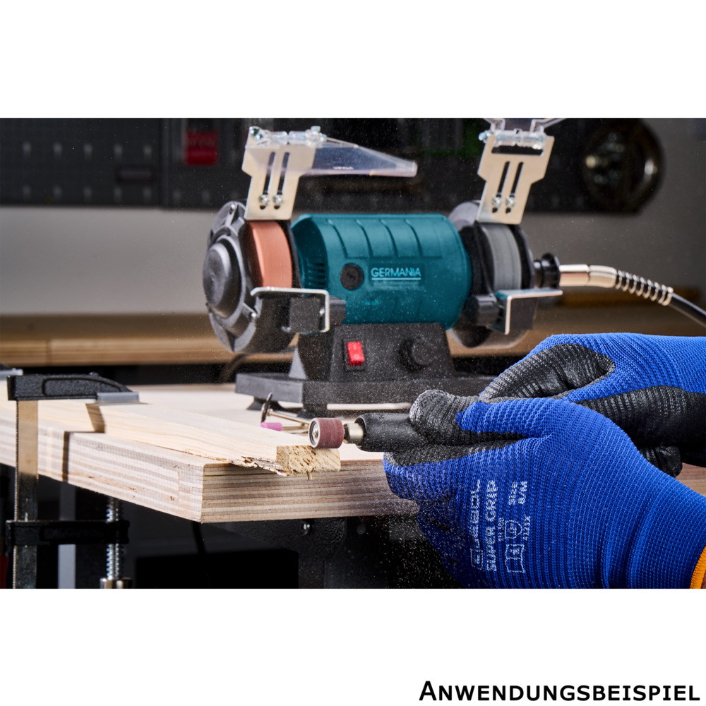 GERMANIA&reg; Doppelschleifer 120 W inklusive 103-teiliges Zubeh&ouml;rset image number 17