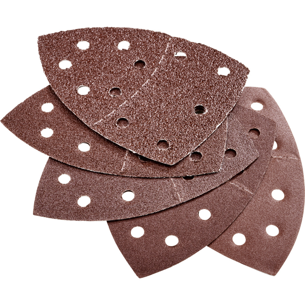 Schleifpapier-Set Delta 30-teilig 100 mm von K40-180 f&uuml;r Deltaschleifer