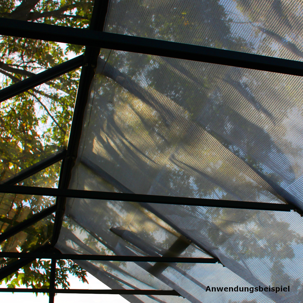 Vitavia Schattiergewebe aus PE in Wei&szlig; image number 1