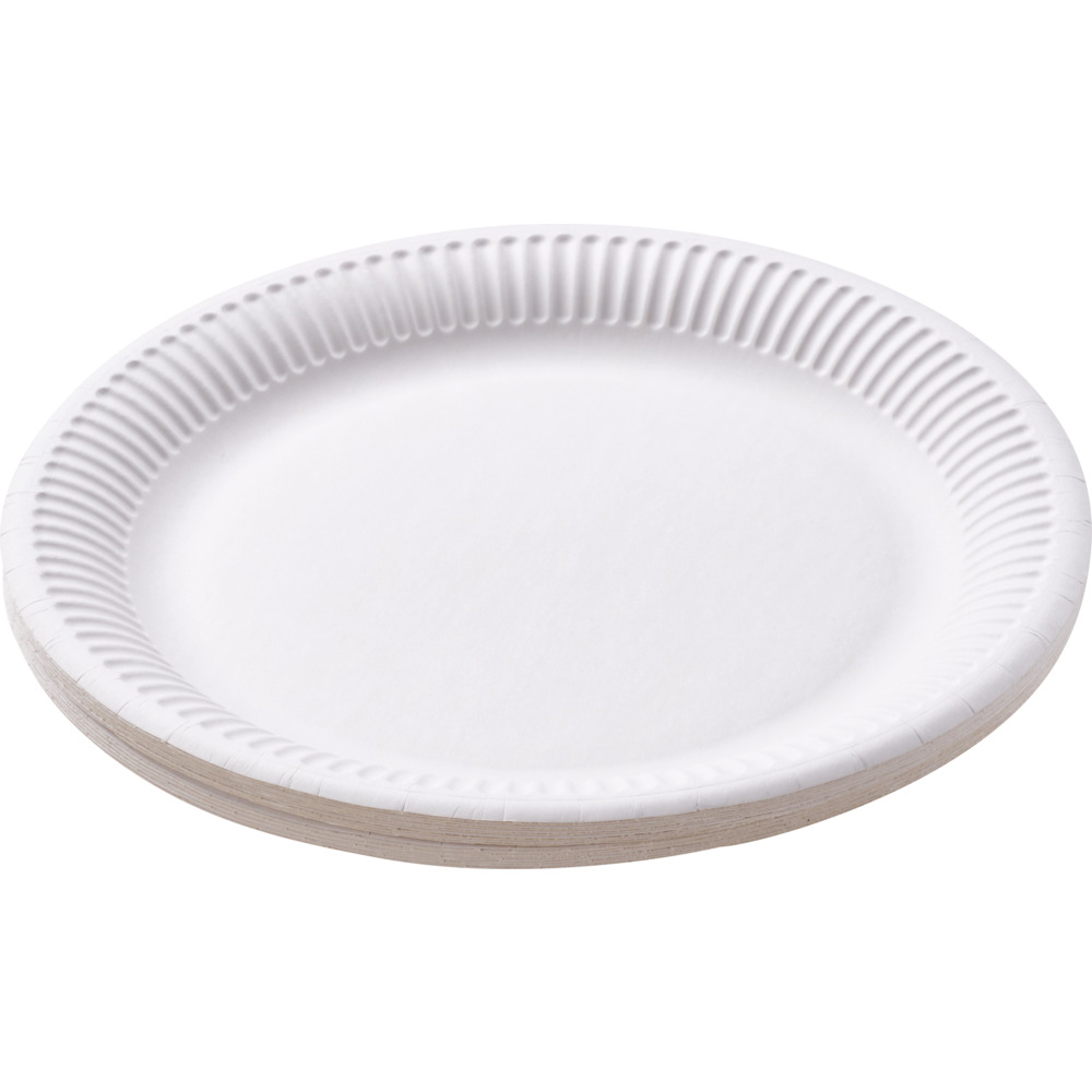 Pappteller wei&szlig;, &Oslash; 23 cm, 20 St&uuml;ck