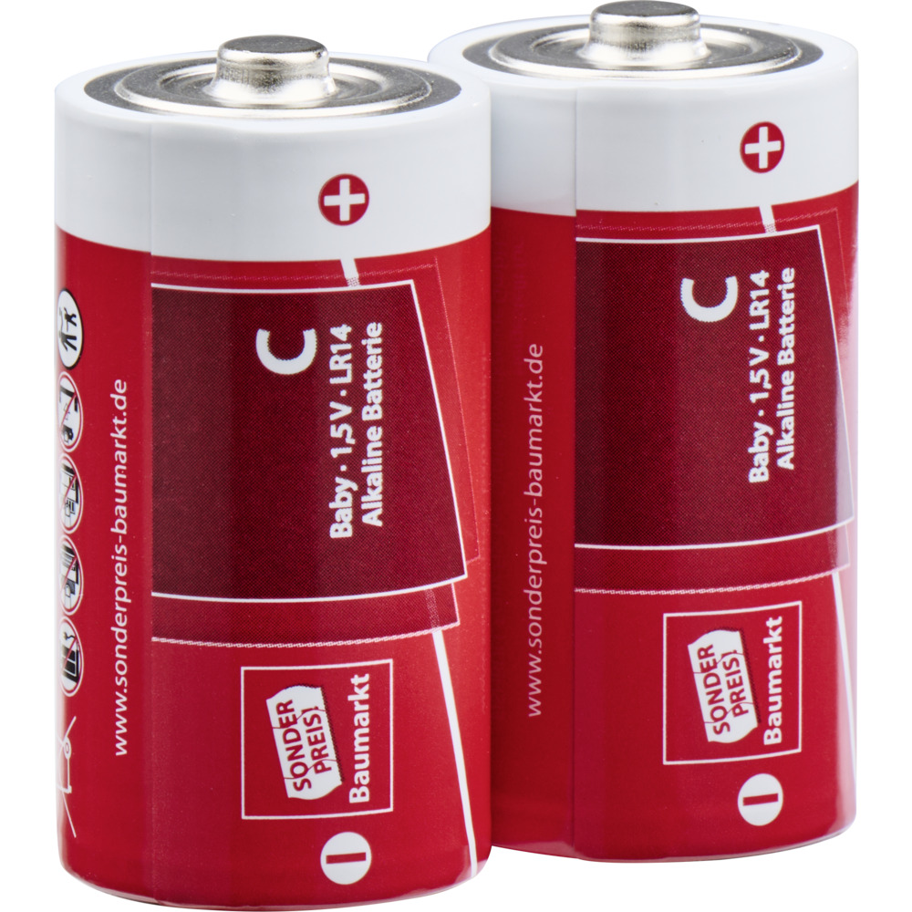 Sonderpreis Baumarkt Batterien C Baby 2 St&uuml;ck