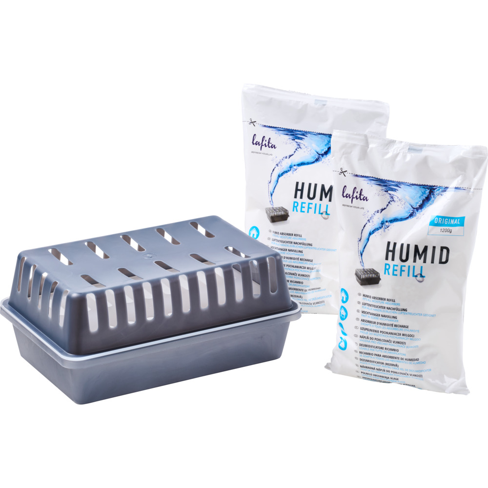 Luftentfeuchter-Box mit 2 x 1.200 g Nachf&uuml;ller