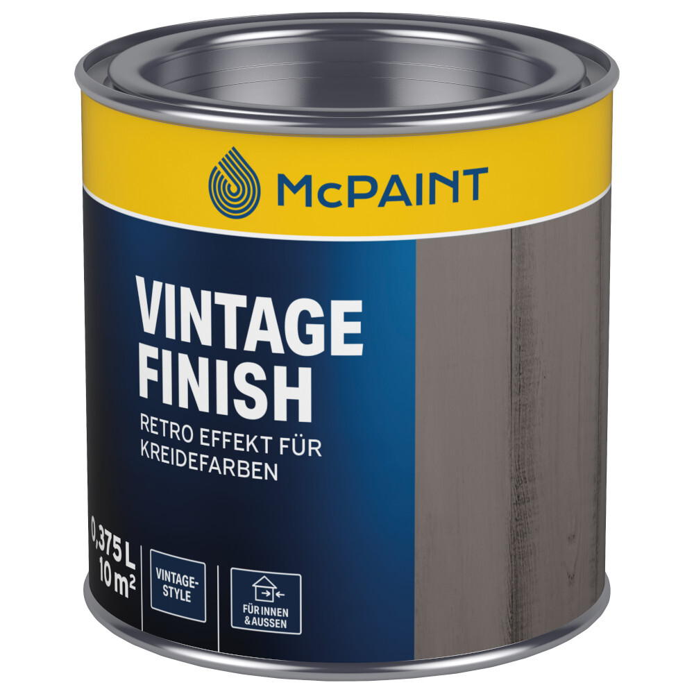 Kreidefarbe Vintage Finish 375 ml, Holzfarbe f&uuml;r Innen & Au&szlig;en