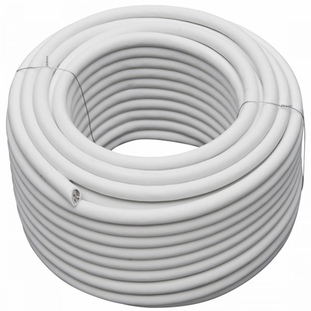 KOAX-Ger&auml;te-Anschlusskabel 15 m wei&szlig;